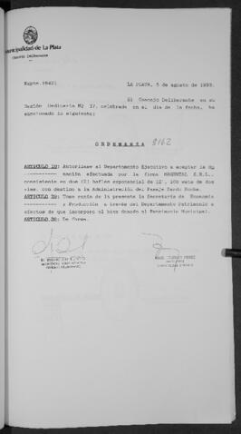 Ordenanza n° 8162 de 1993