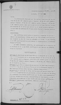 Ordenanza n° 4770 de 1980