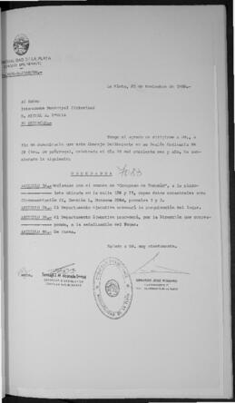 Ordenanza n° 7083 de 1988