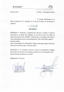 Ordenanza n° 12648 de 2025