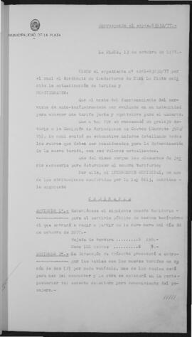 Ordenanza n° 4437 de 1977