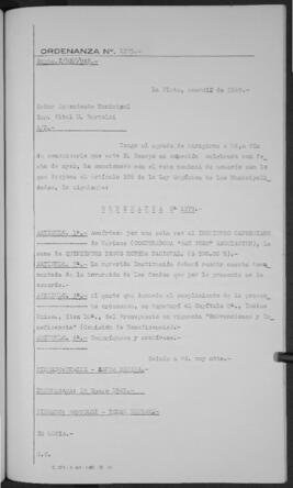 Ordenanza n° 1279 de 1949