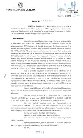 Decreto nº 2721 de 2024, ALAK, Julio Cesar