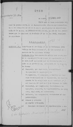Ordenanza n° 4788 de 1980