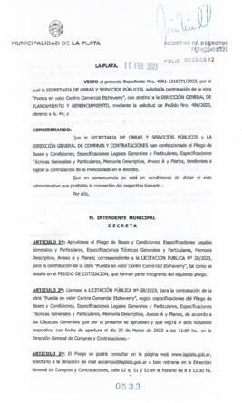 Decreto nº 533 de 2023, GARRO, Julio cesar