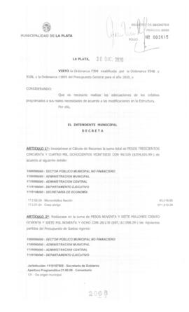 Decreto nº 2068 de 2020, GARRO, Julio cesar
