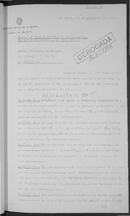 Ordenanza n° 2764 de 1961