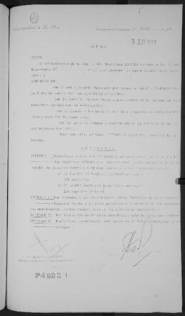 Ordenanza n° 4922 de 1981