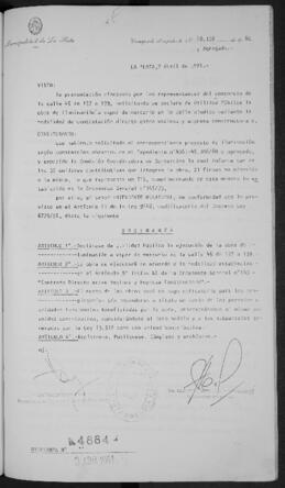 Ordenanza n° 4884 de 1981