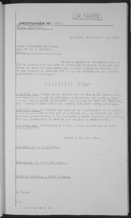 Ordenanza n° 1238 de 1948
