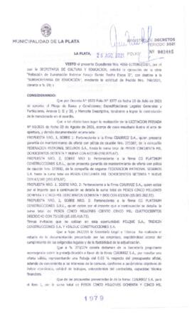 Decreto nº 1979 de 2021, GARRO, Julio cesar
