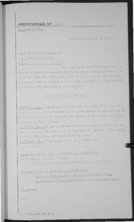 Ordenanza n° 1453 de 1949