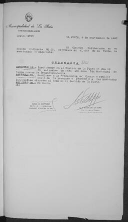 Ordenanza n° 8201 de 1993