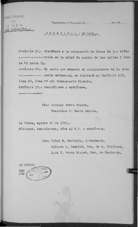 Ordenanza n° 1652 de 1949
