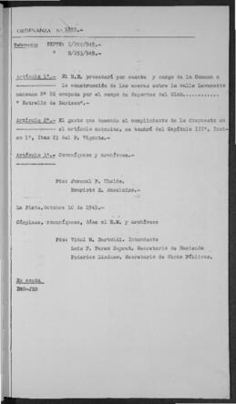 Ordenanza n° 1855 de 1949