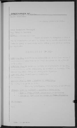 Ordenanza n° 1465 de 1949