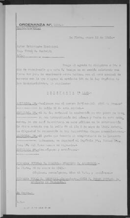 Ordenanza n° 1332 de 1949