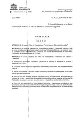 Ordenanza nº 12412 de 2023