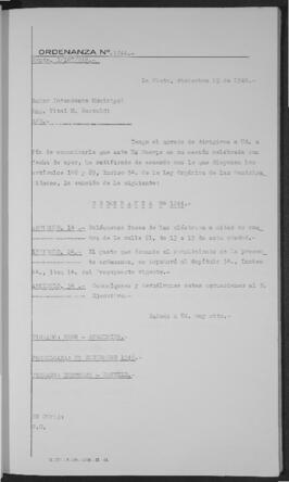 Ordenanza n° 1244 de 1948