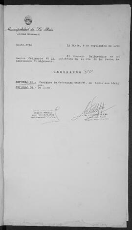 Ordenanza n° 8200 de 1993