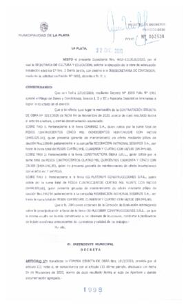 Decreto nº 1998 de 2020, GARRO, Julio cesar