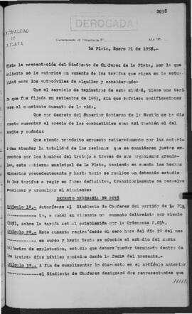 Ordenanza n° 2038 de 1956