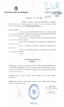 Decreto nº 630 de 2024, ALAK, Julio Cesar