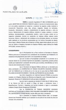 Decreto nº 461 de 2023, GARRO, Julio cesar