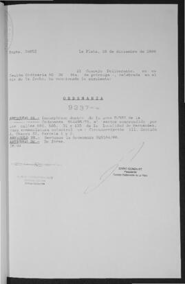 Ordenanza n° 9237 de 2000