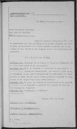 Ordenanza n° 1252 de 1948