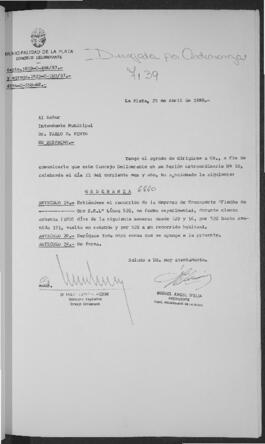 Ordenanza n° 6880 de 1988