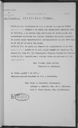 Ordenanza n° 1631 de 1949