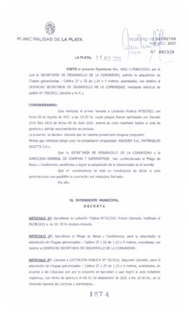 Decreto nº 1874 de 2021, GARRO, Julio cesar
