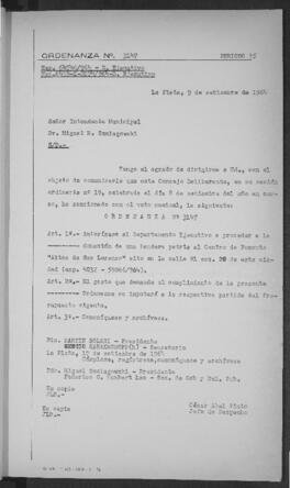 Ordenanza n° 3147 de 1964