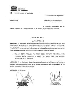 Ordenanza nº 12058 de 2021