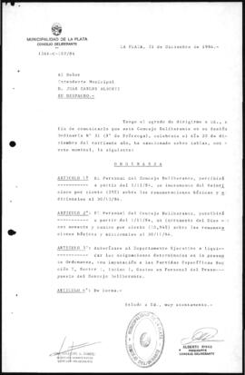 Ordenanza n° 5787 de 1984