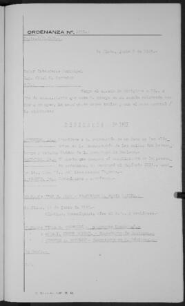 Ordenanza n° 1497 de 1949