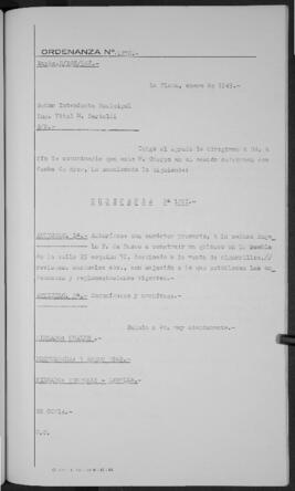 Ordenanza n° 1278 de 1949