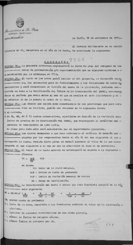 Ordenanza n° 7764 de 1991