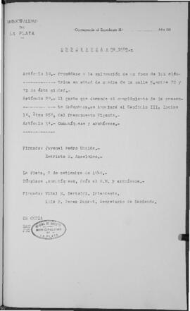 Ordenanza n° 1689 de 1949