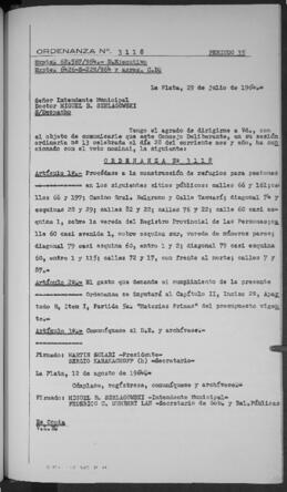 Ordenanza n° 3118 de 1964