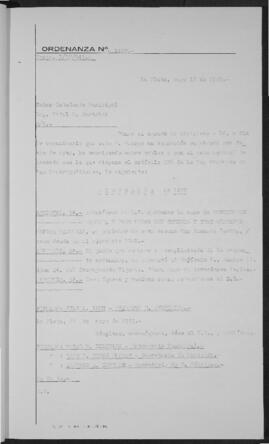 Ordenanza n° 1420 de 1949