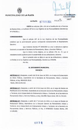 Decreto nº 774 de 2024, ALAK, Julio Cesar