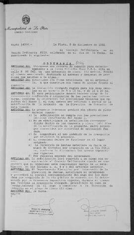 Ordenanza n° 8046 de 1992