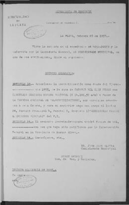 Ordenanza n° 2095 de 1957