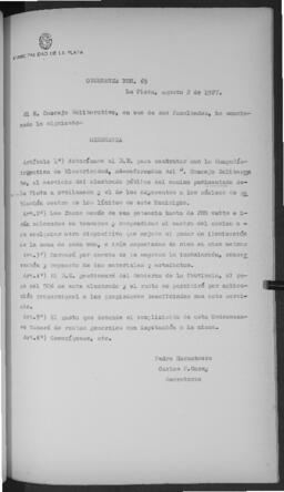 Ordenanza n° 0065 de 1927