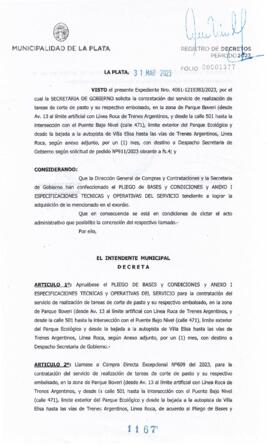 Decreto nº 1167 de 2023, GARRO, Julio cesar