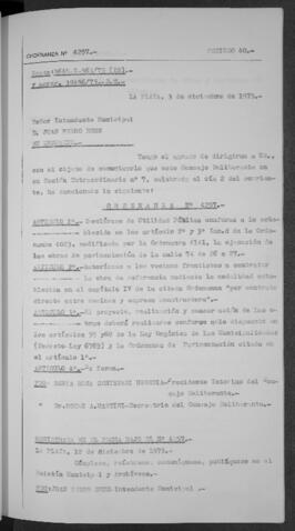 Ordenanza n° 4257 de 1975