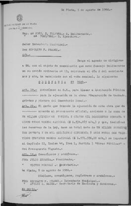 Ordenanza n° 2604 de 1960