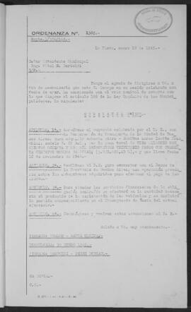 Ordenanza n° 1302 de 1949
